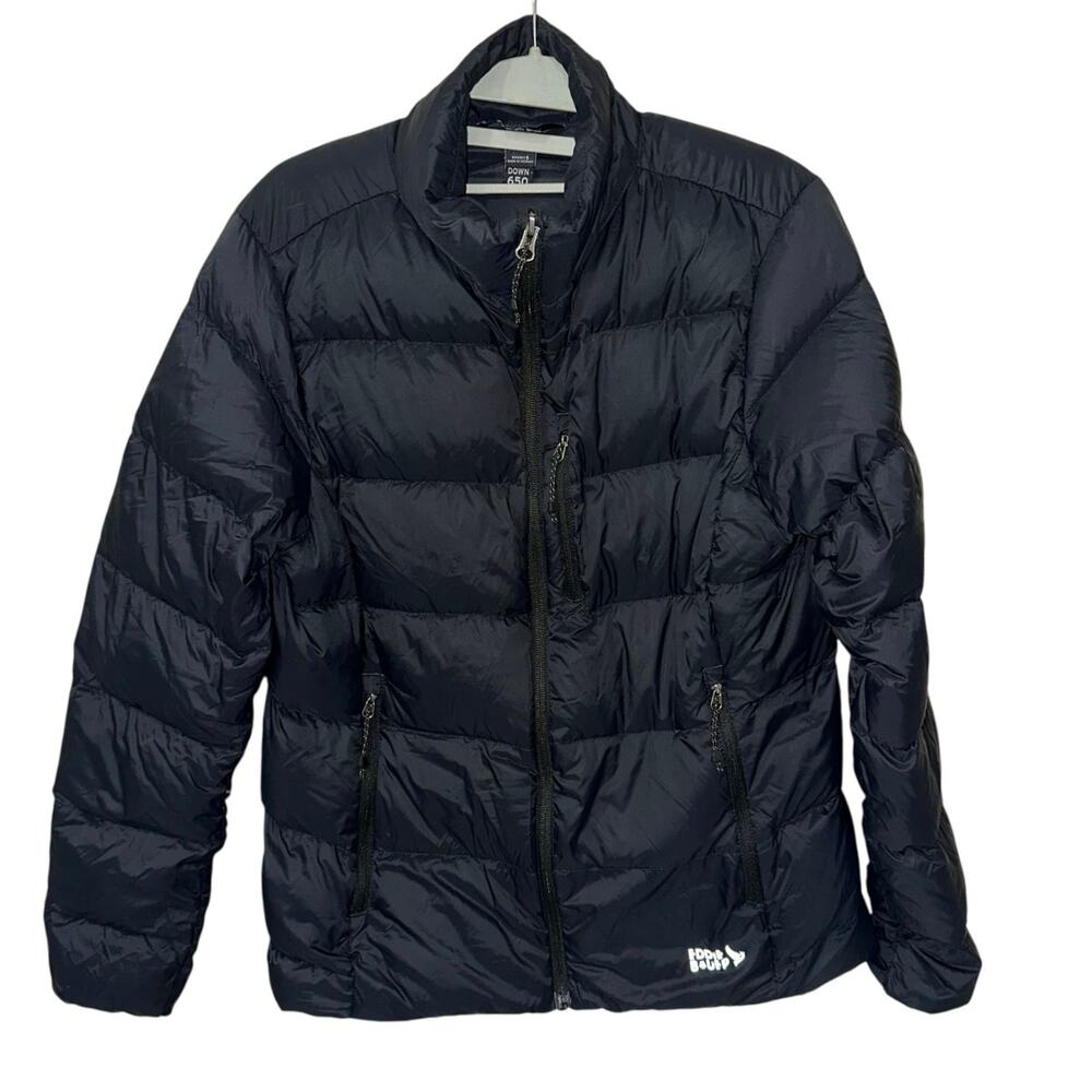 Eddie Bauer 650 Fill Down Jacket Black Small Lightweight‎ Puffer Coat